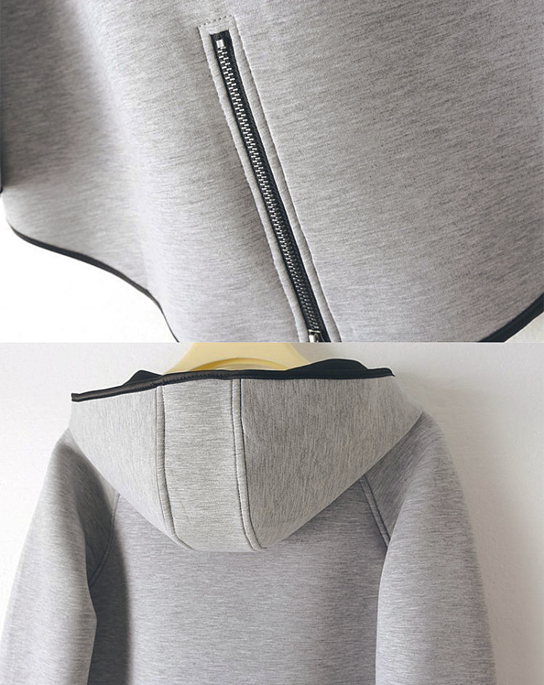♀Three-dimensional Zip Hoodie