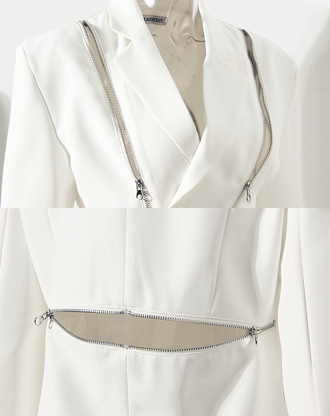 ♀Zipper Line Design Jacket
