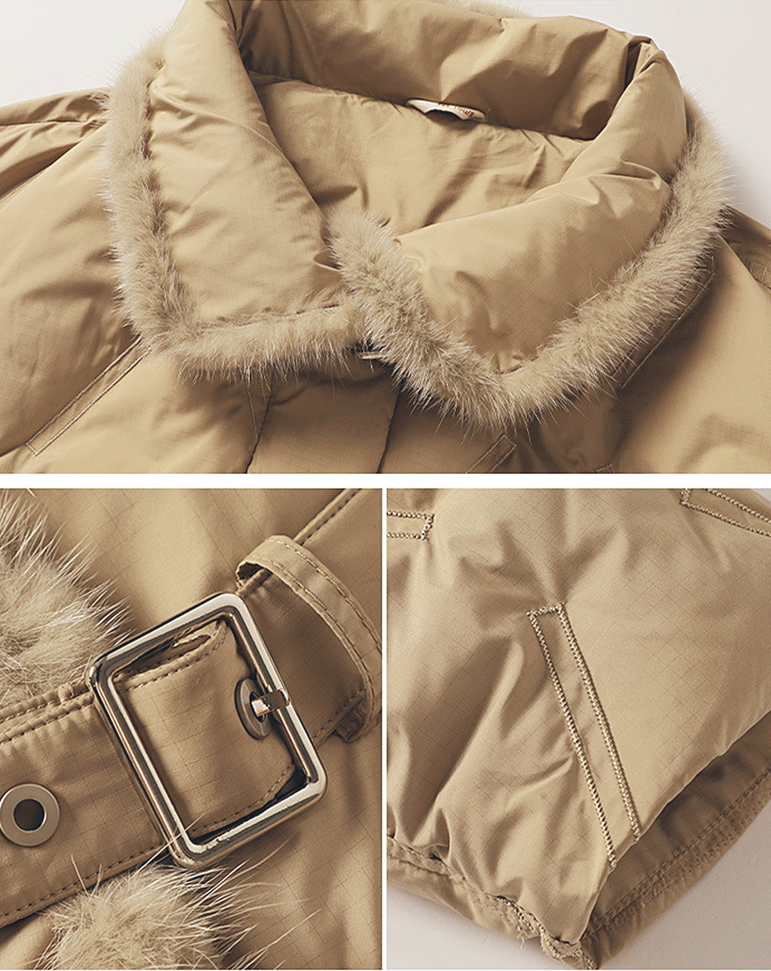 ♀Mink Fur Down Jacket