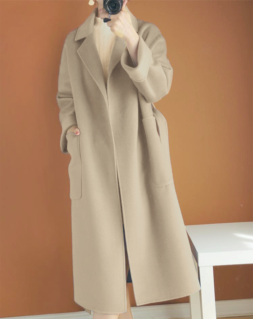 ♀Simple Stitch Chester Coat