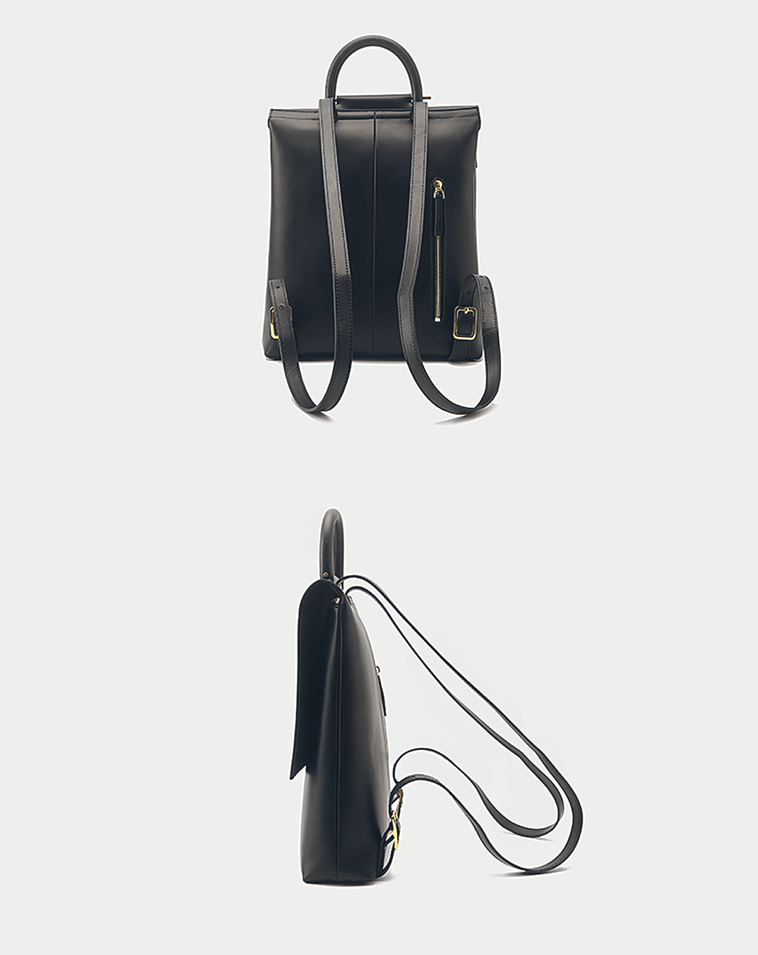 本革/Square Flap Backpack