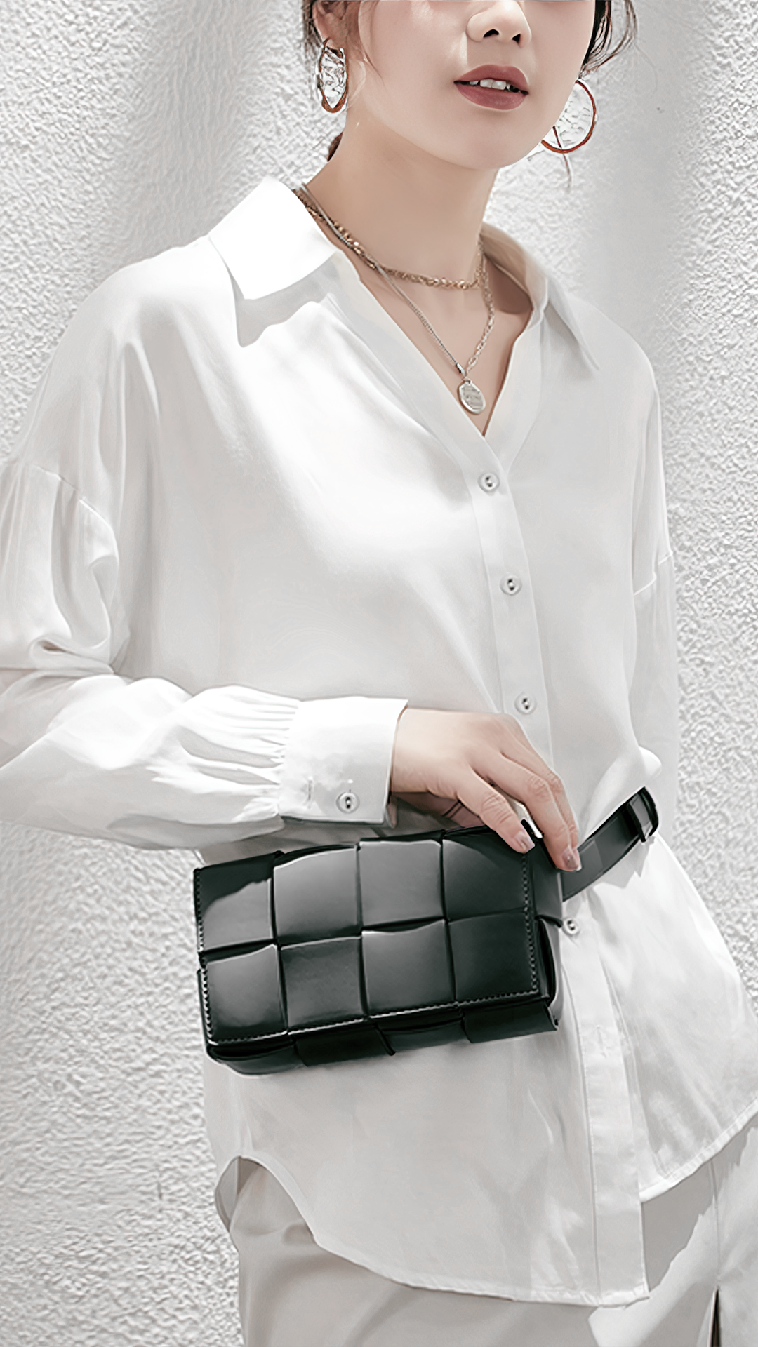本革/Intrecciato Multiple Uses Bag