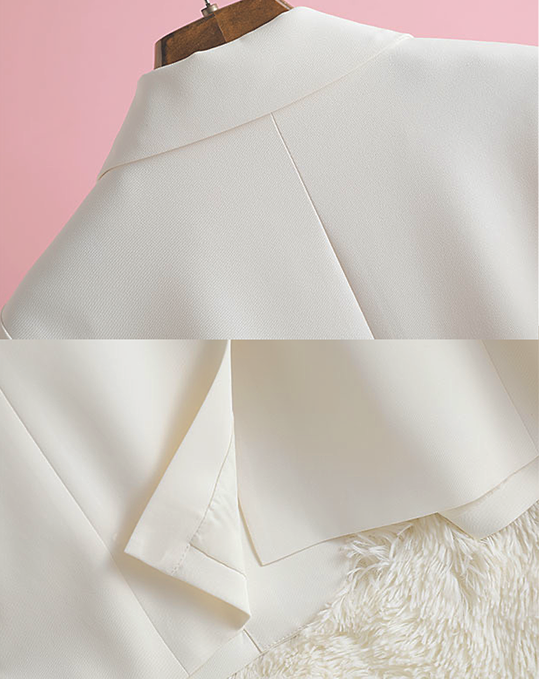 ♀Layered Sleeve Jacket