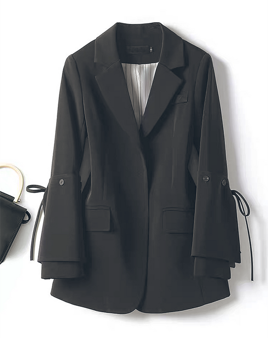 ♀Layered Sleeve Jacket