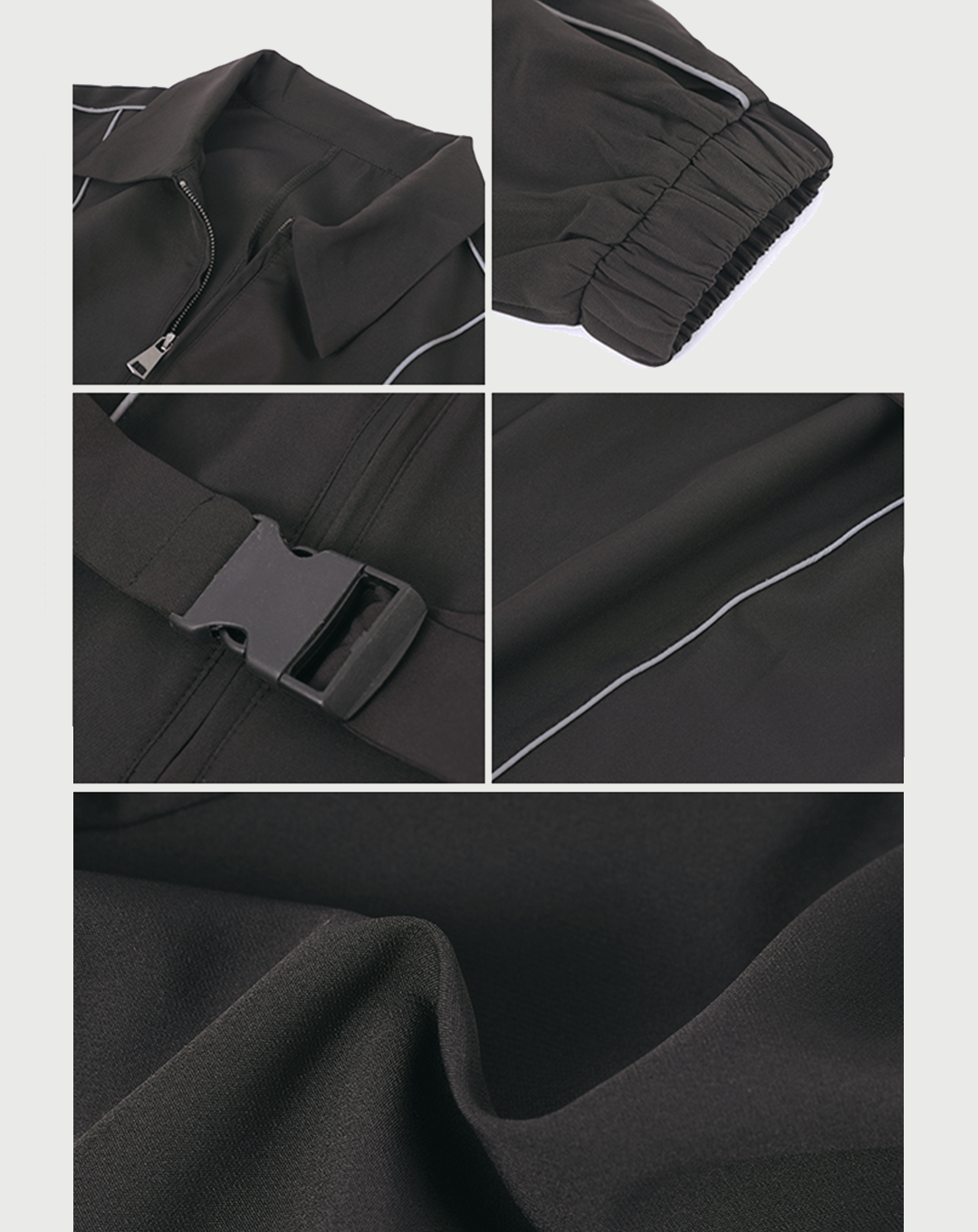 ♀Line Point High Waist Jumpsuit