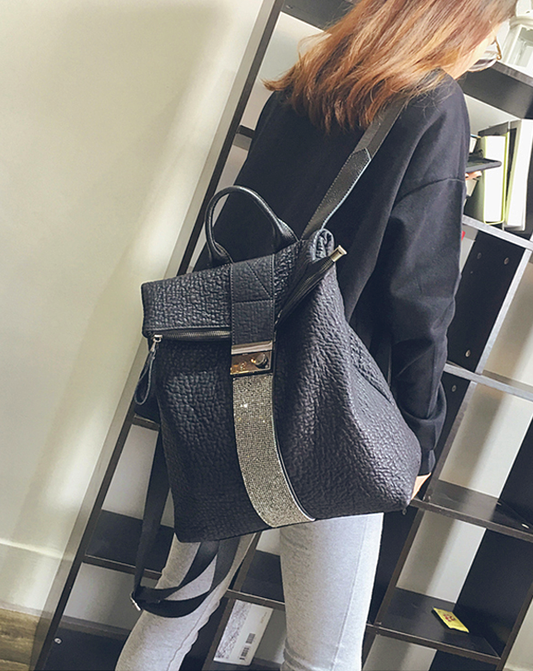 本革/Square Type Belt Backpack