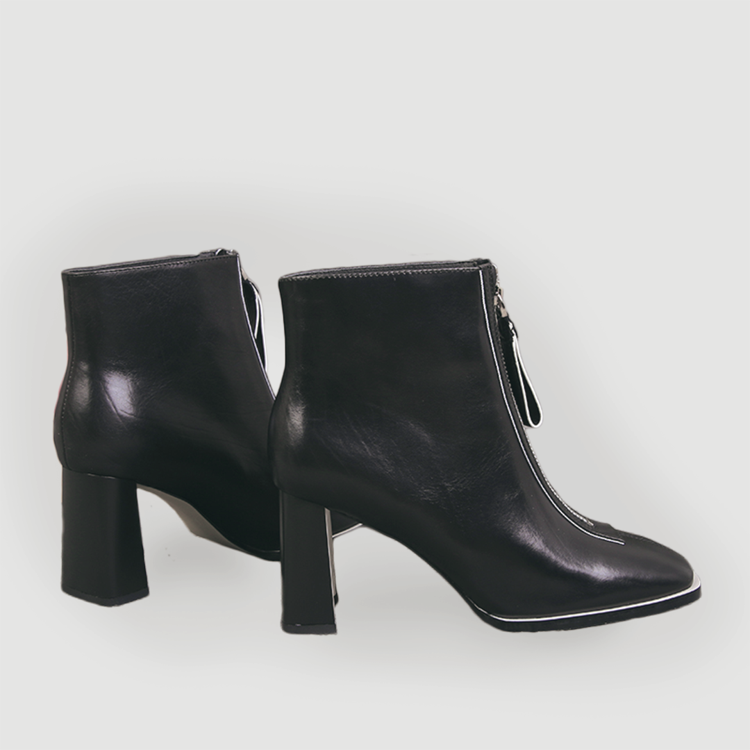 ♀Front Zip Short Boots