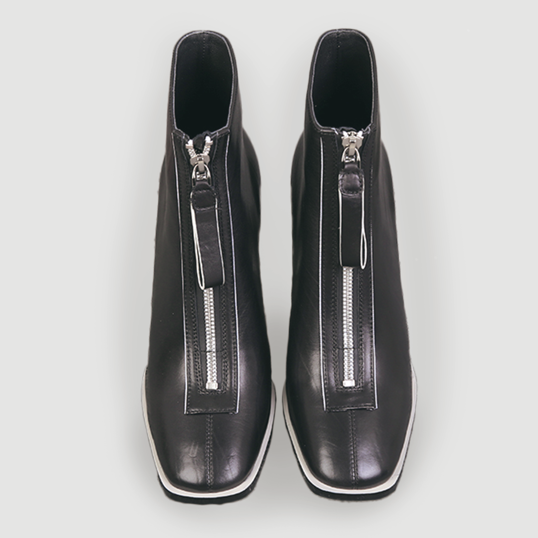 ♀Front Zip Short Boots
