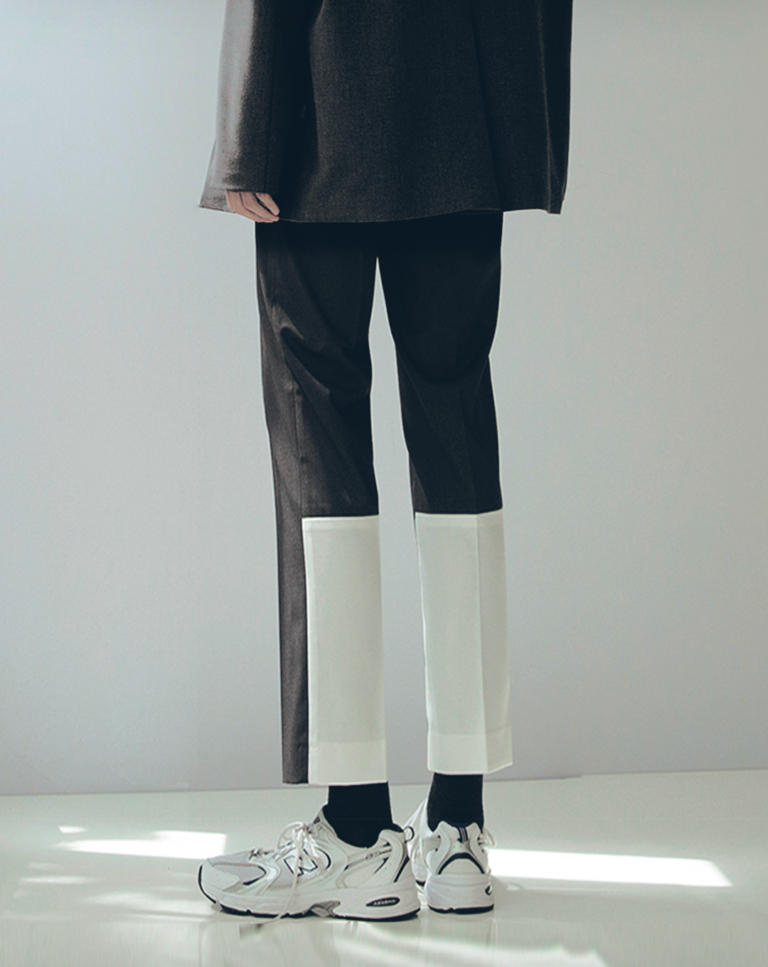 ♂Bicolor Back Pants