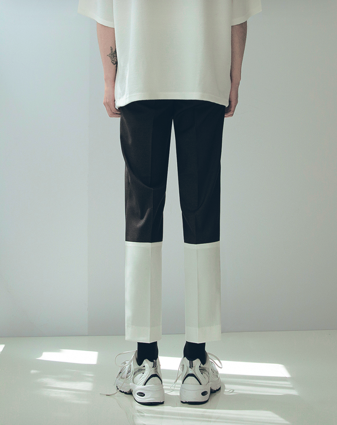 ♂Bicolor Back Pants