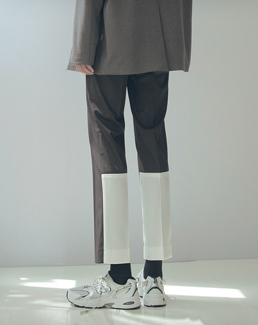 ♂Bicolor Back Pants