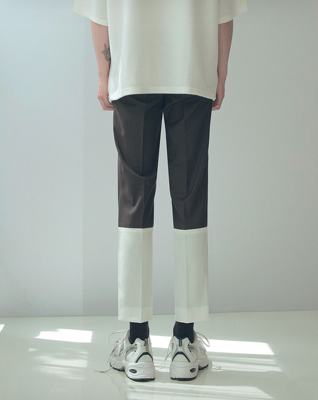 ♂Bicolor Back Pants