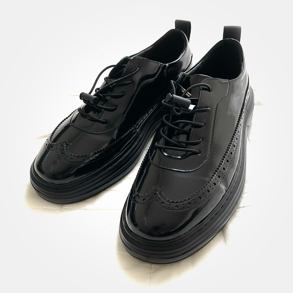 ♂♀本革/Air Sole Enamel Dress Shoes