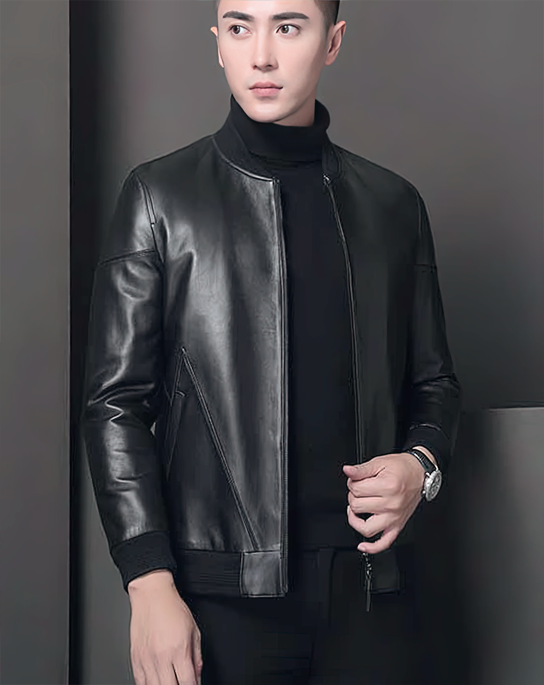 ♂Sheepskin Leather Jacket