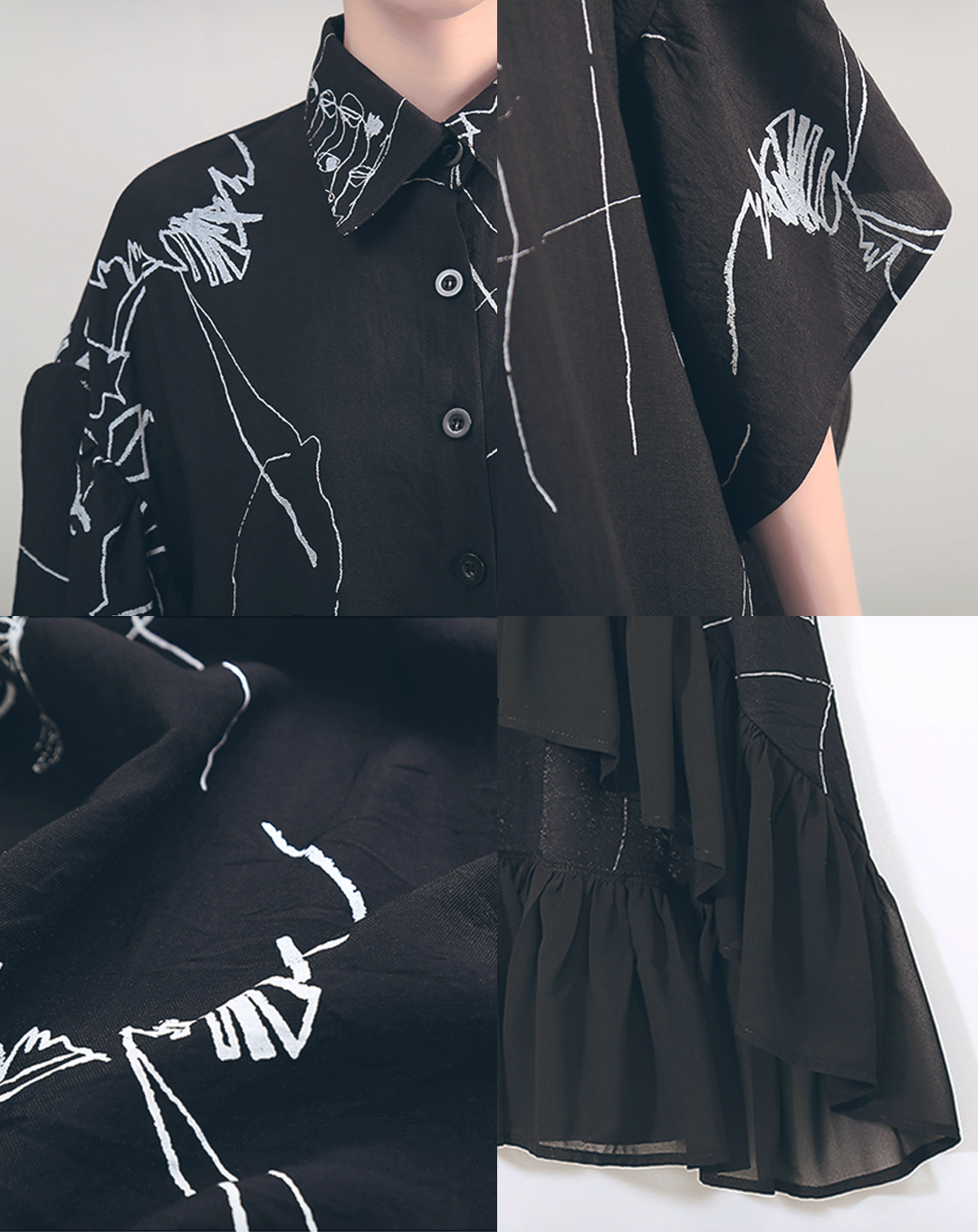 ♀Graffiti Patten Dress