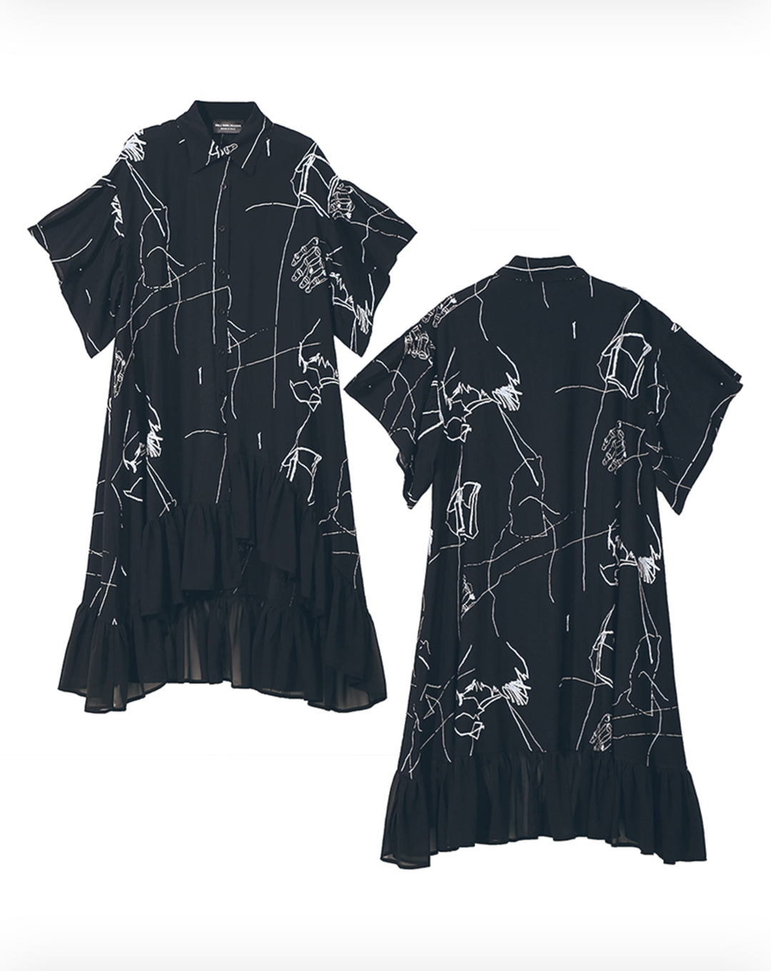 ♀Graffiti Patten Dress
