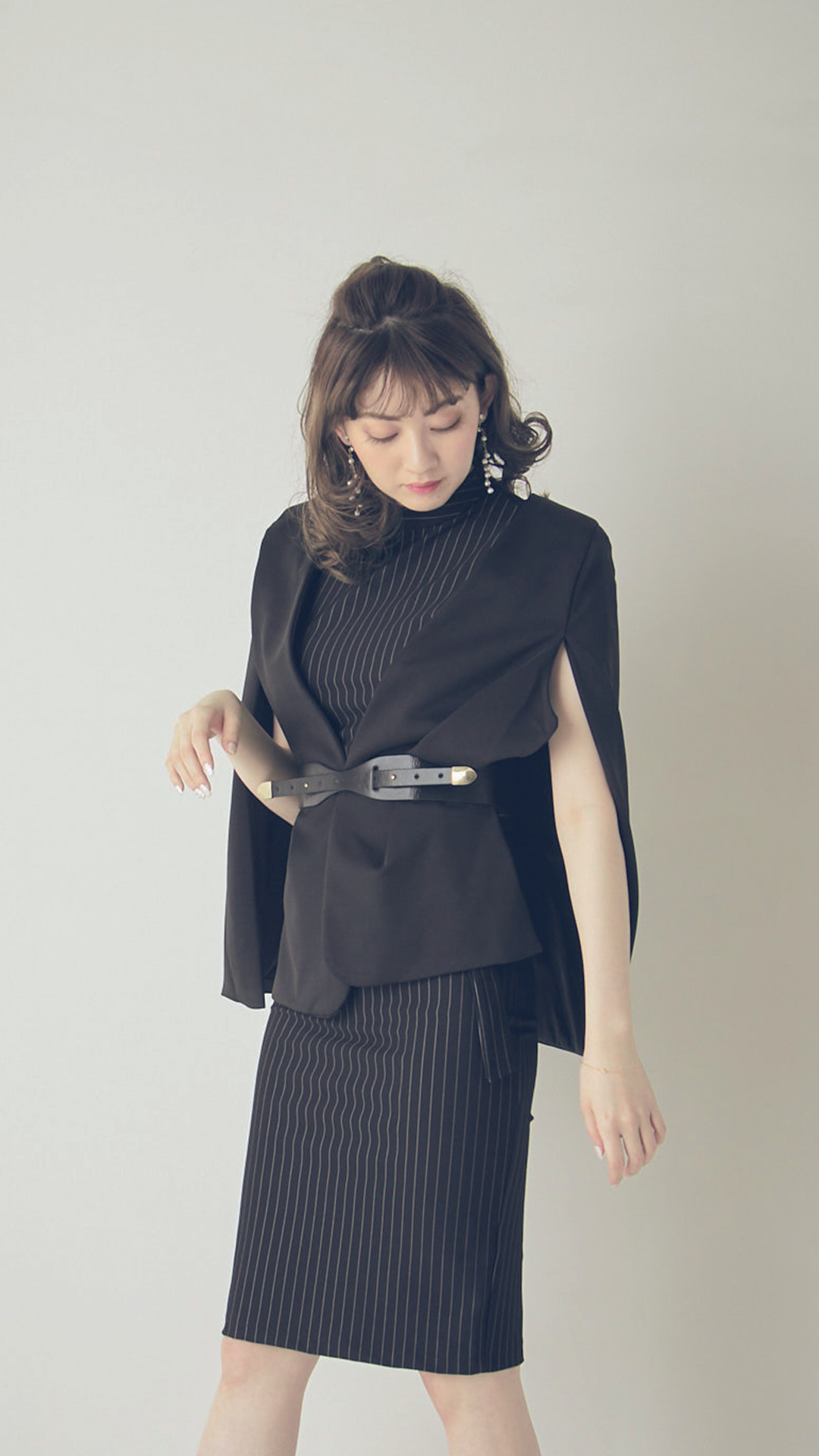 ♀Cape & Stripes Dress