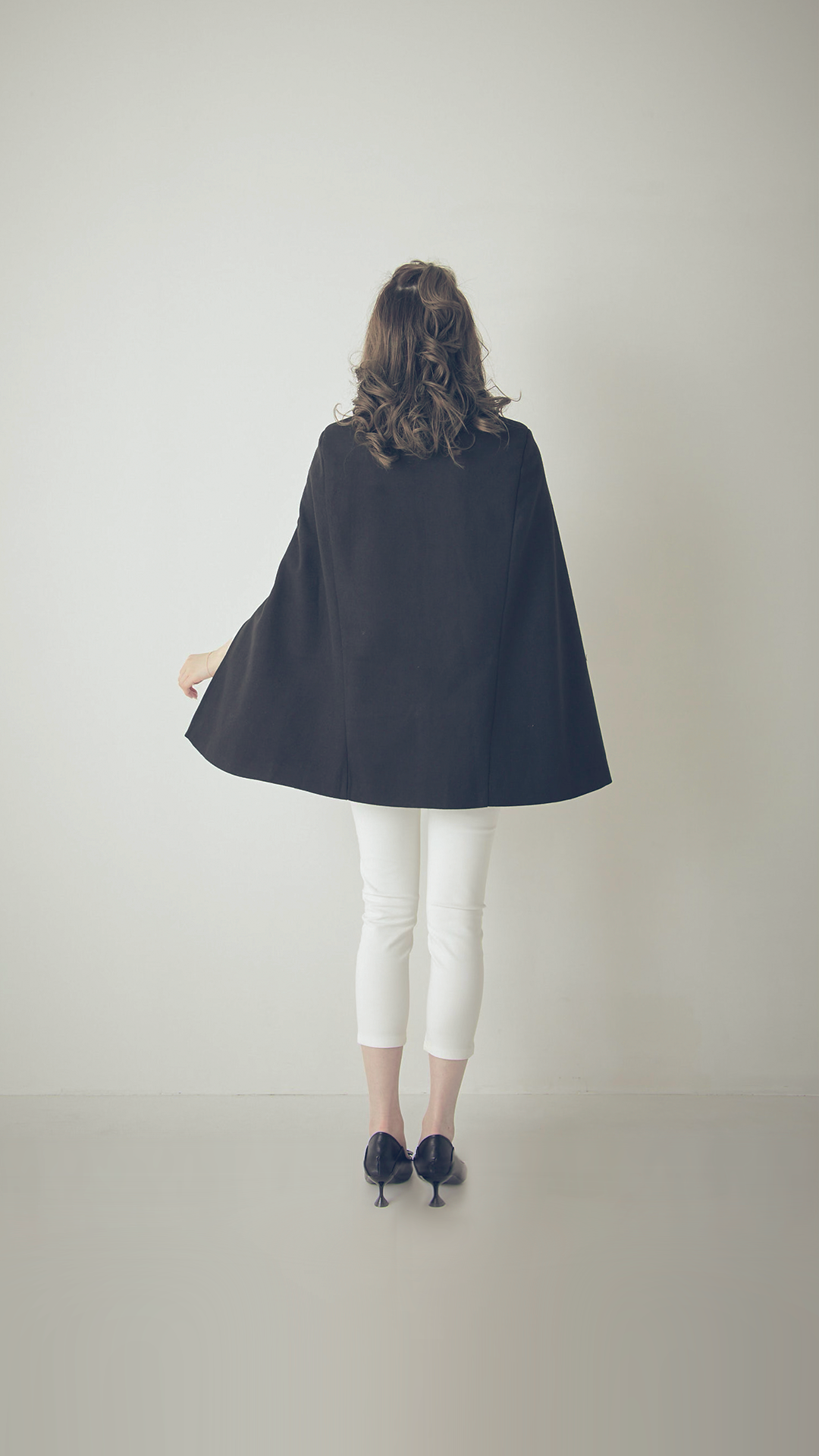 ♀Preppy Cape Jacket