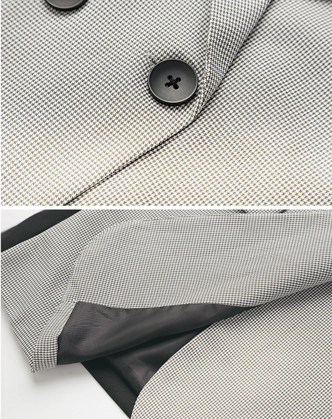 ♀Houndstooth Check Line Jacket