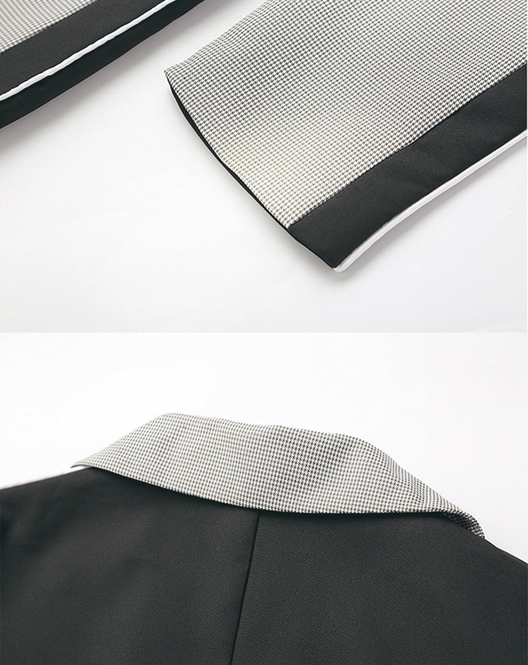♀Houndstooth Check Line Jacket