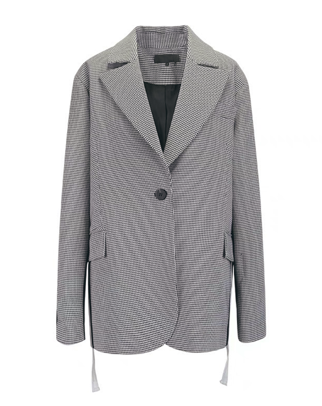 ♀Houndstooth Check Line Jacket