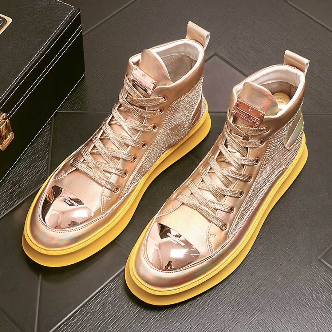 ♂♀Unisex Metallic Mesh Sneakers