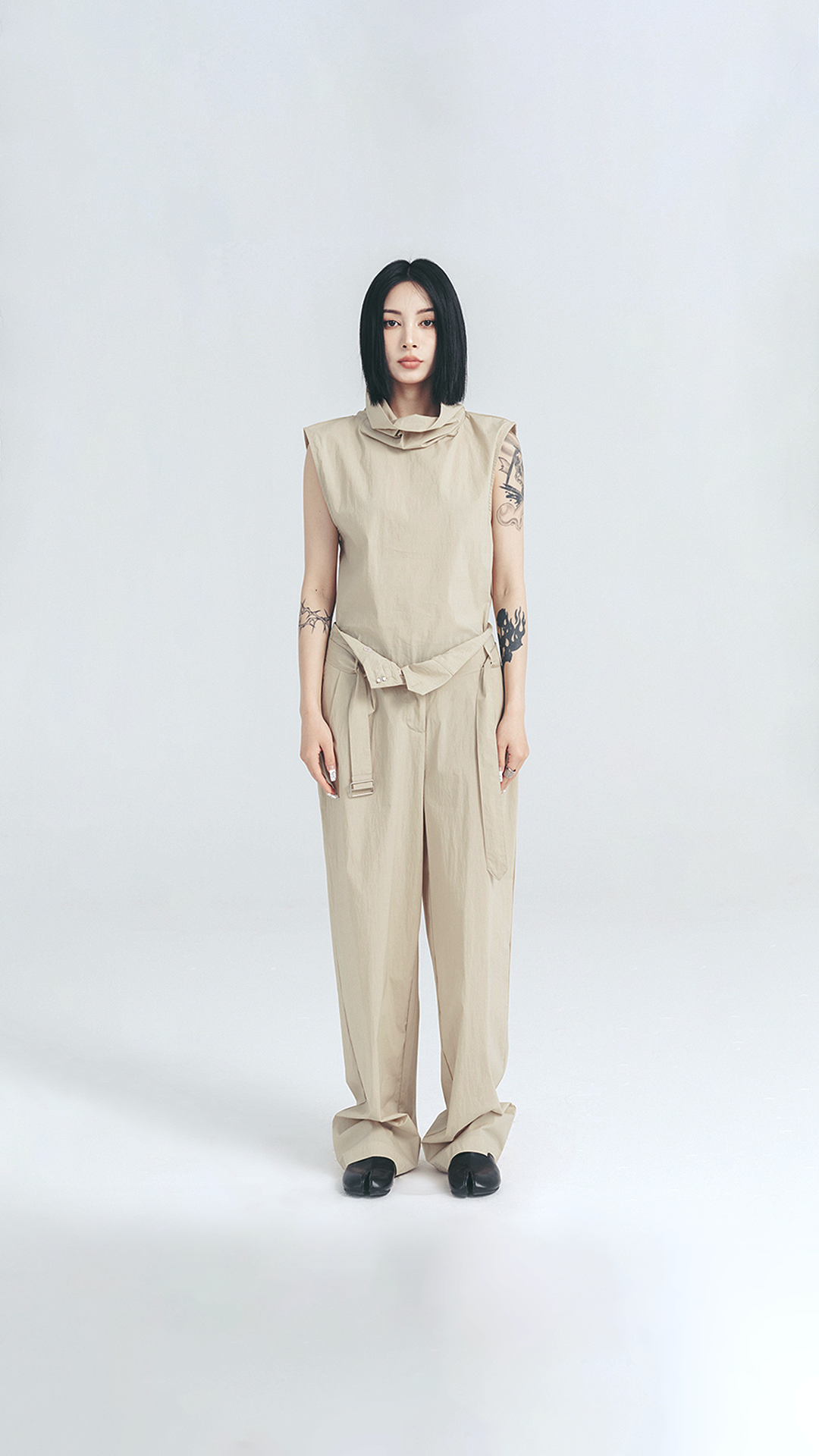 ♀Belt Touring Loose Pants(Tops別売)