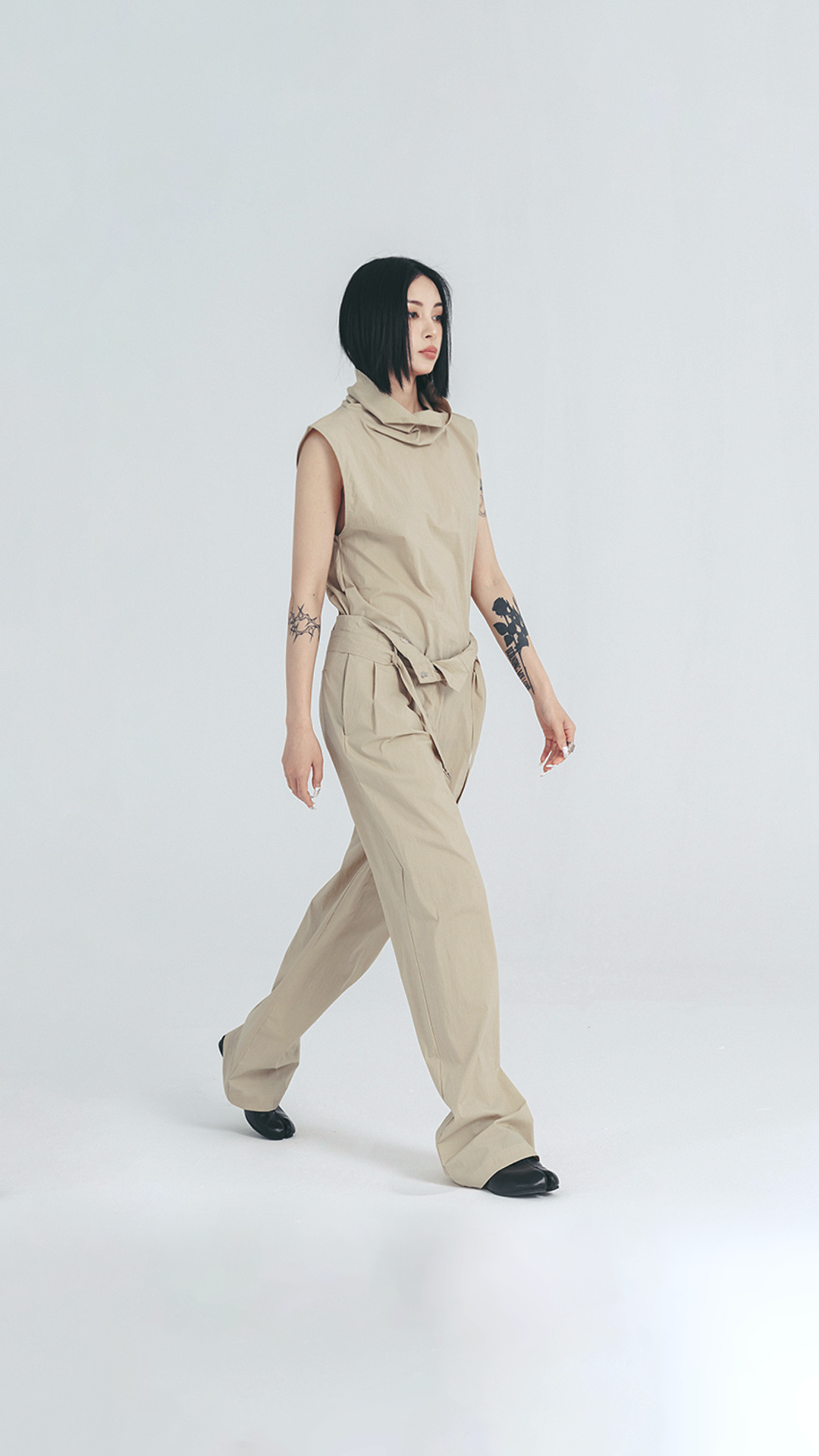 ♀Belt Touring Loose Pants(Tops別売)