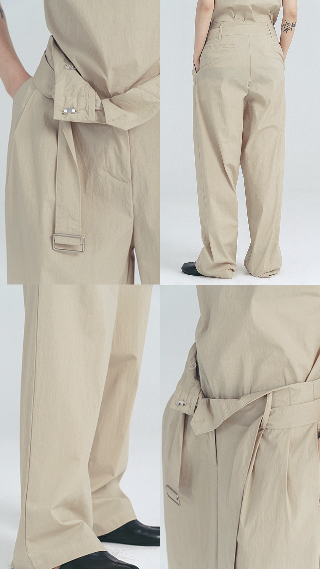♀Belt Touring Loose Pants(Tops別売)