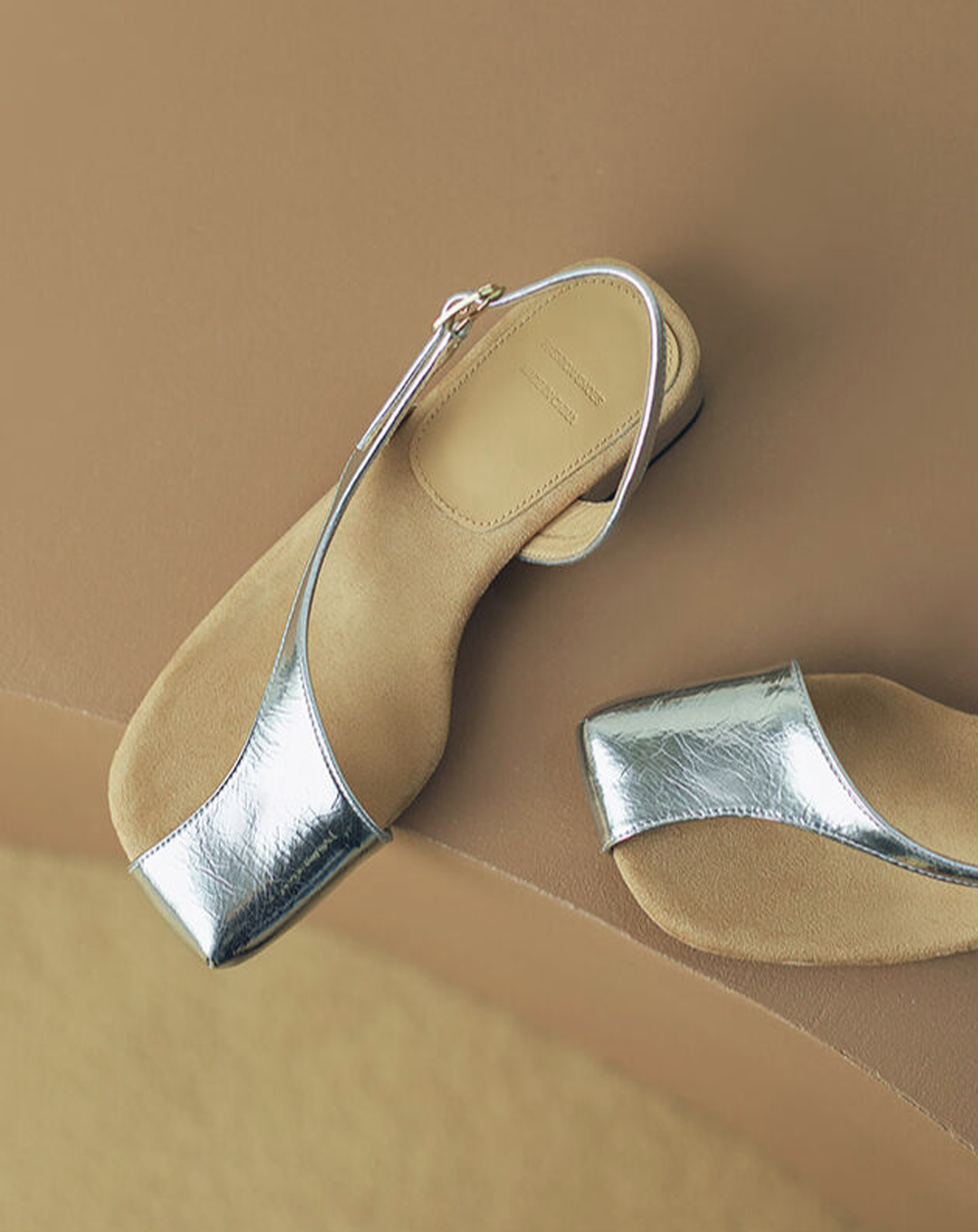 ♀本革/Asymmetry Toe Sandals
