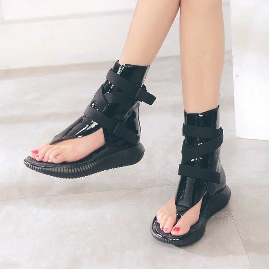 ♀Strap Clip Roman Sandals