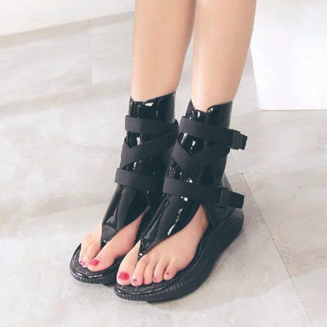 ♀Strap Clip Roman Sandals