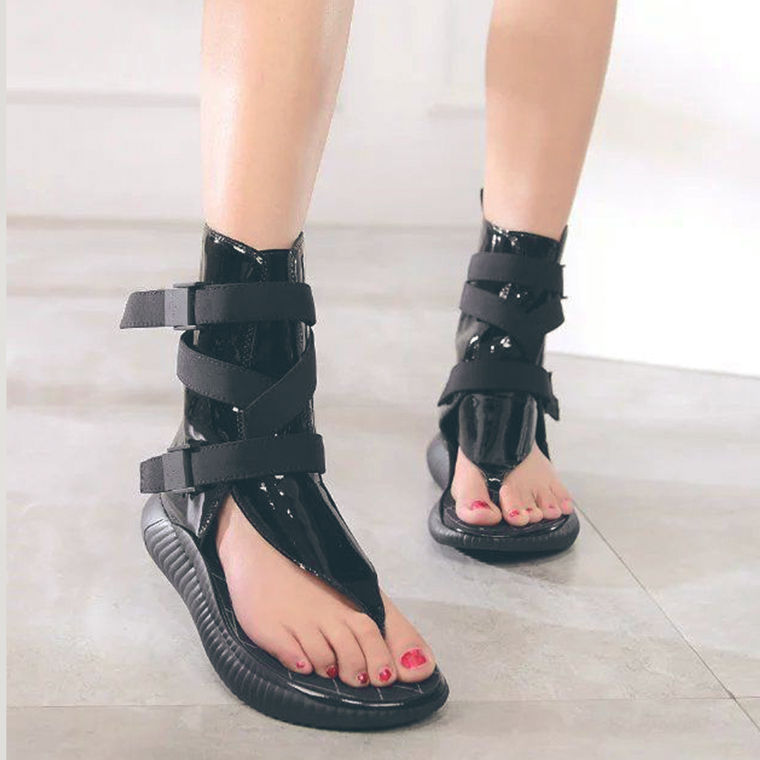 ♀Strap Clip Roman Sandals