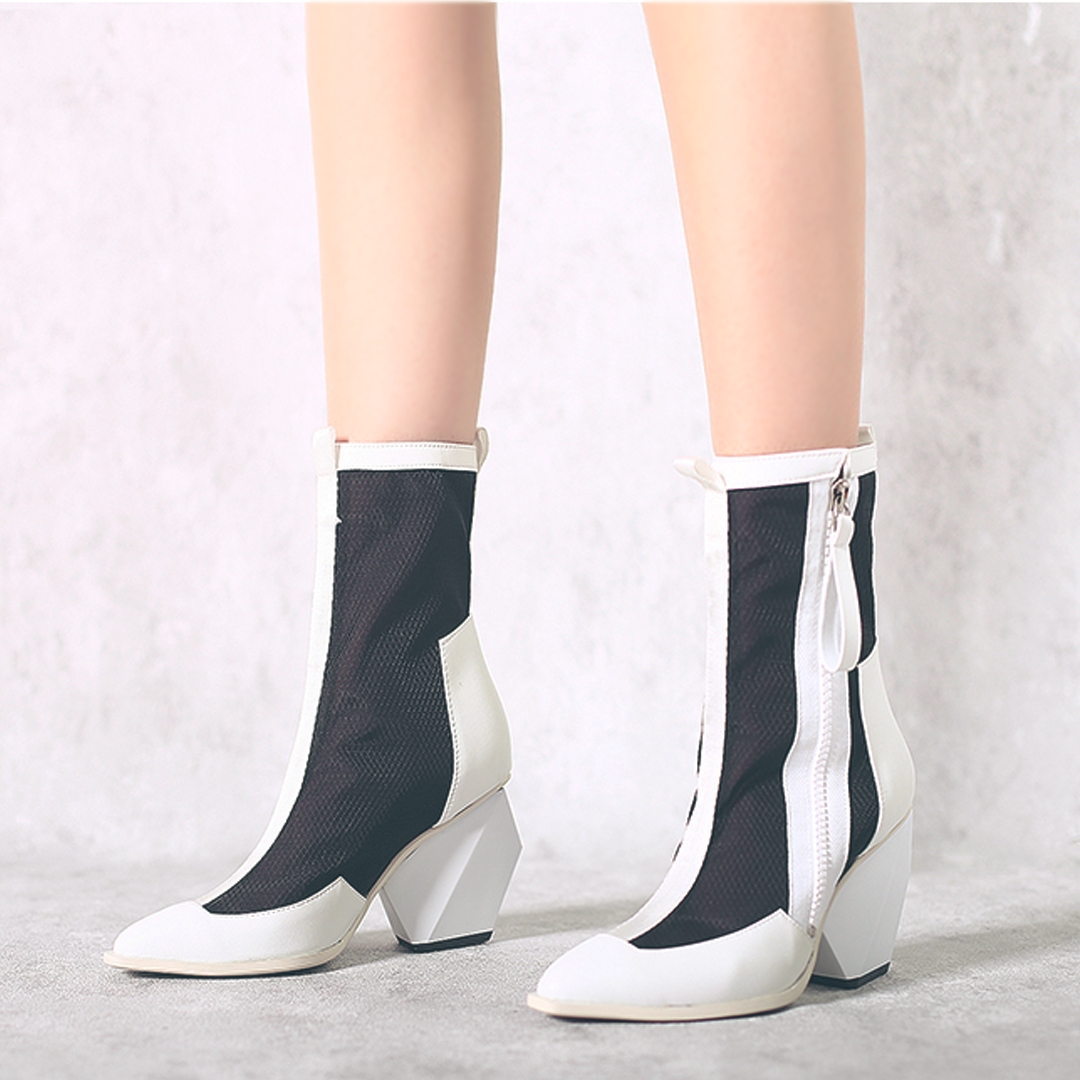 ♀See-Through Octagon Heels