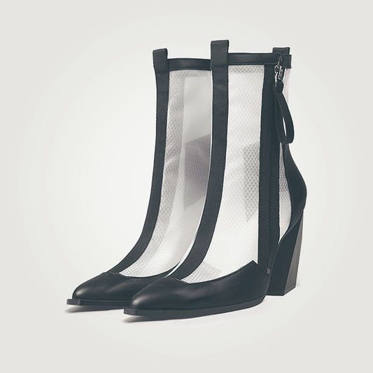 ♀See-Through Octagon Heels