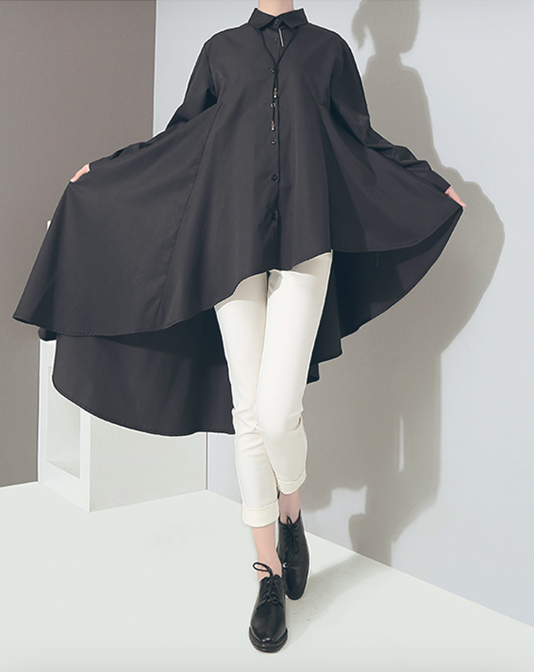 ♀Long Sleeves Swing Dress