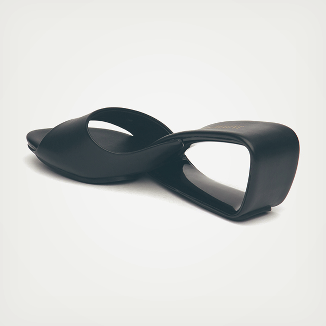♀本革/Cavity Heel Sandals