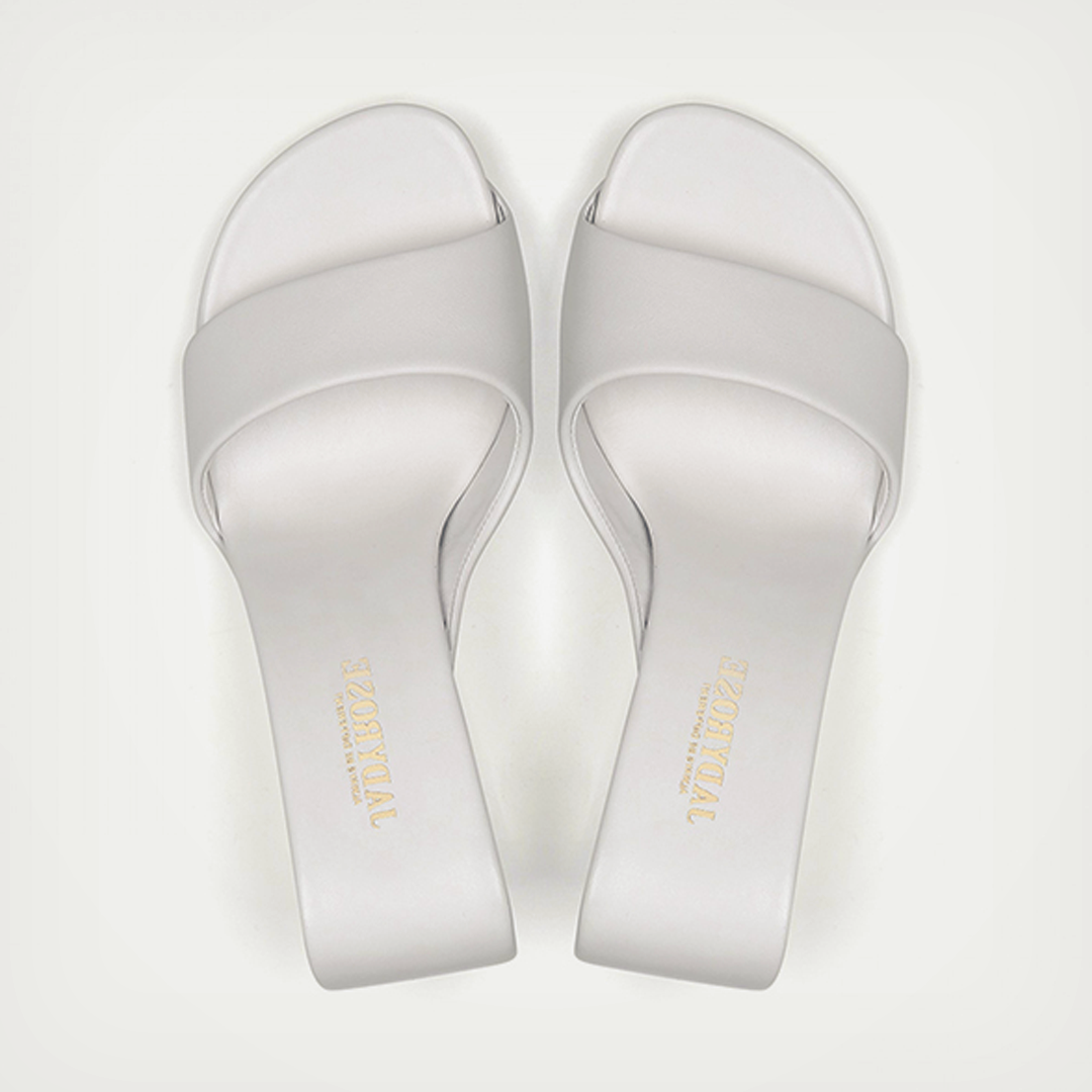 ♀本革/Cavity Heel Sandals