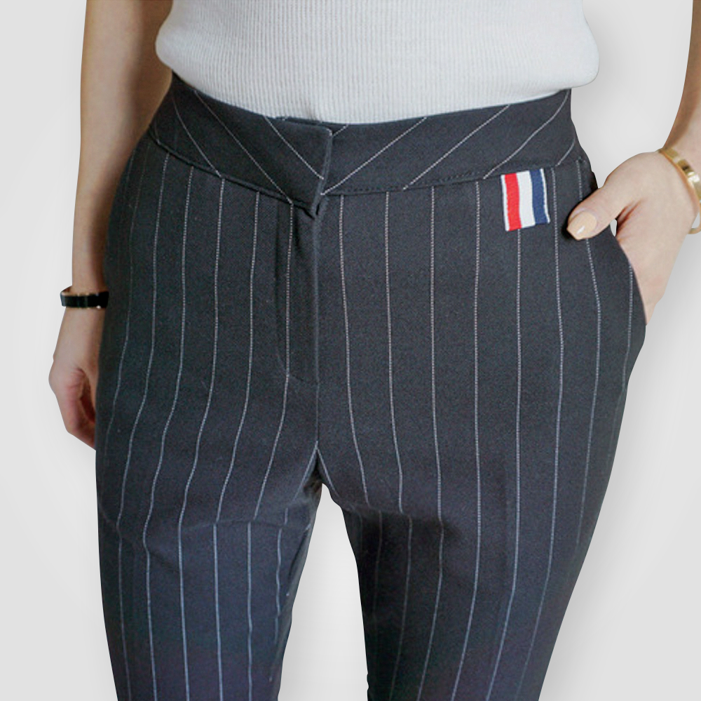 ♀Striped Pants Suit