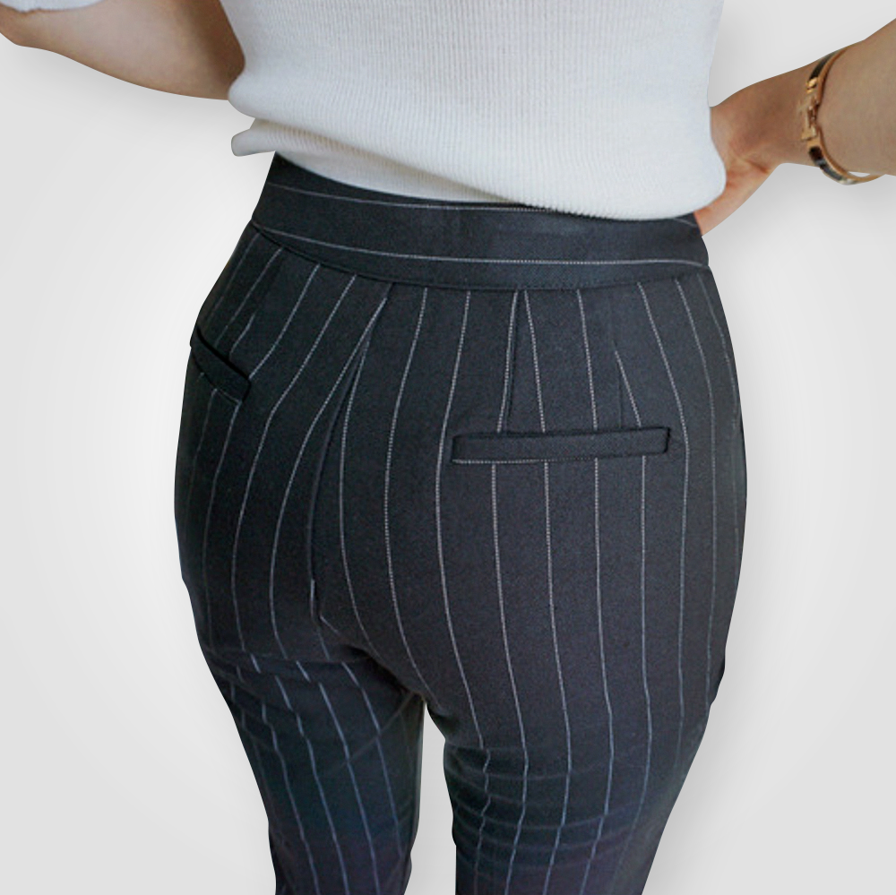 ♀Striped Pants Suit