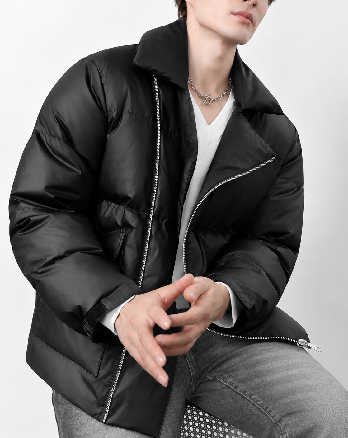 ♂Zip Down Jacket