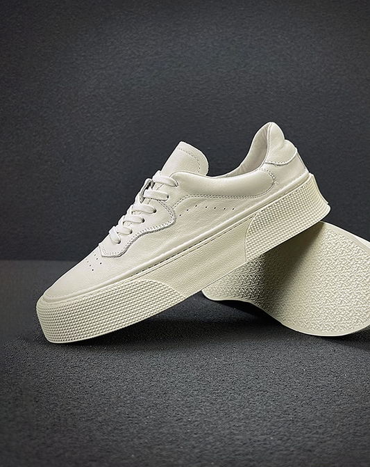 ♂♀ 本革／ White Elevate Sneakers