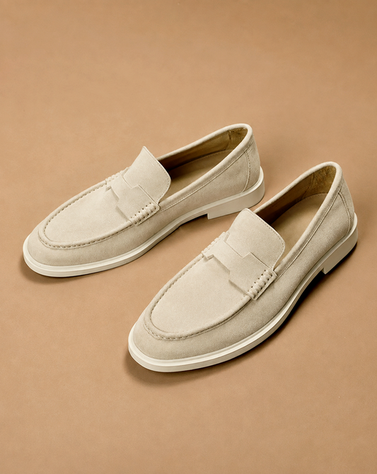 ♂Flat Sole Suede Loafers