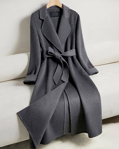 ♀Cashmere Blend Long Coat