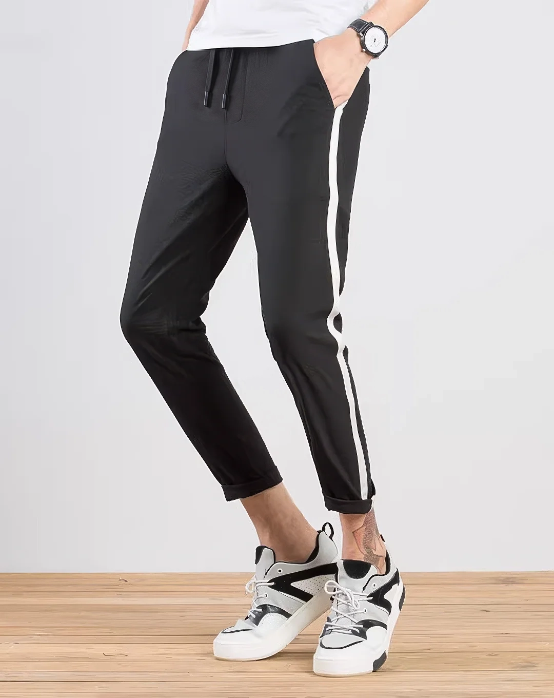 ♂Active Stripe Tapered Bottoms
