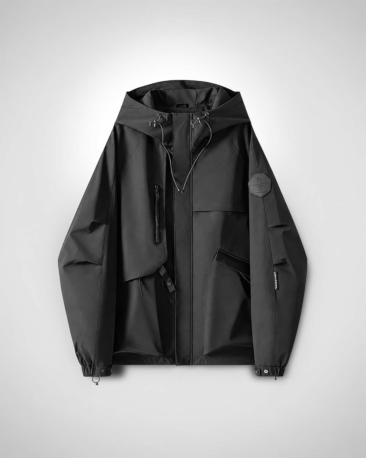 ♂Oversized Hooded Technical Jacket
