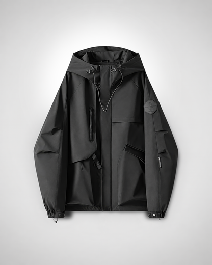 ♂Oversized Hooded Technical Jacket