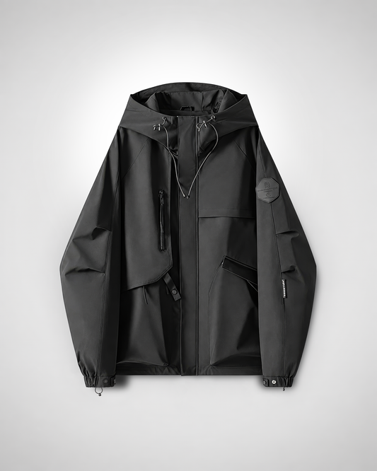 ♂Oversized Hooded Technical Jacket