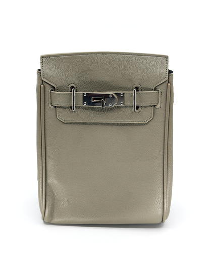 ♂♀本革／Square Leather Body Bag (OUTLET)