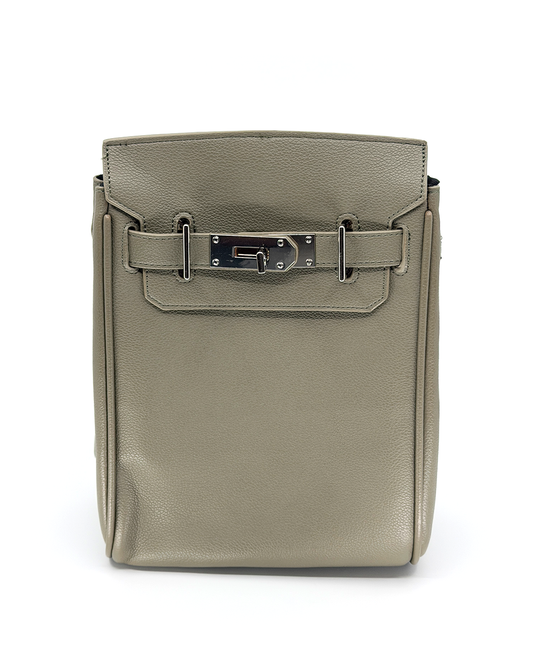 ♂♀本革／Square Leather Body Bag (OUTLET)